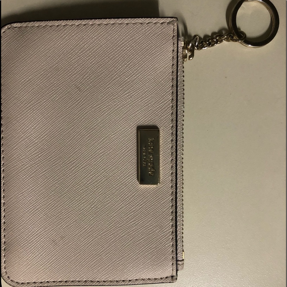 Kate Spade card keychain wallet